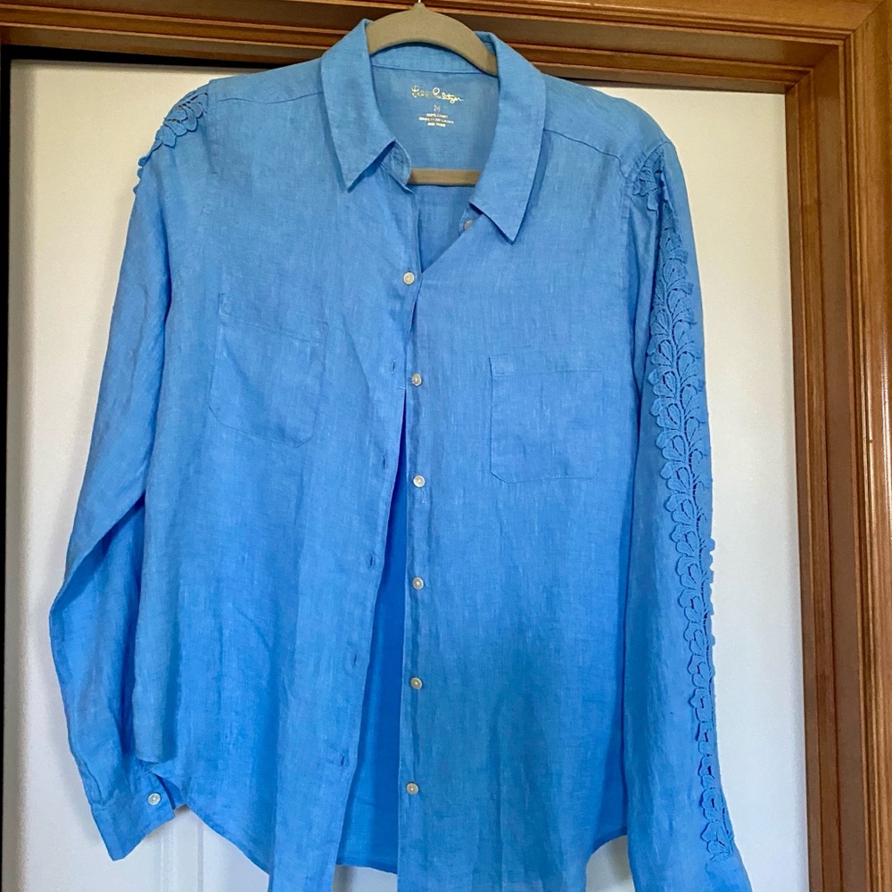 Lilly Pulitzer Sea View Button Down